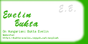 evelin bukta business card